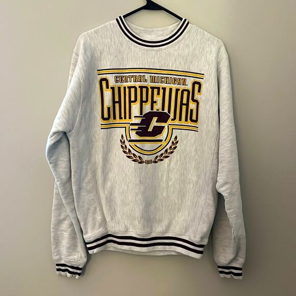 Champion Reverse Weave Central Michigan Collegiate Crew | Vintage Size Small - Picture 1 of 9